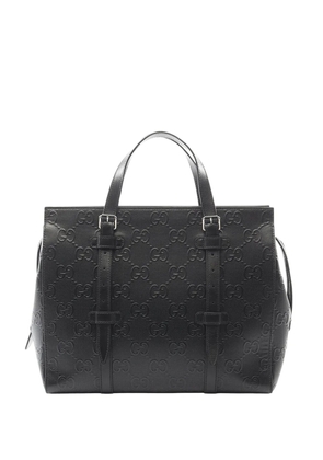 Gucci Pre-Owned 2016-2026 GG Embossed handbag - Black