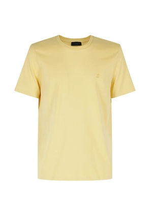 DONDUP logo-embroidered T-shirt - Yellow