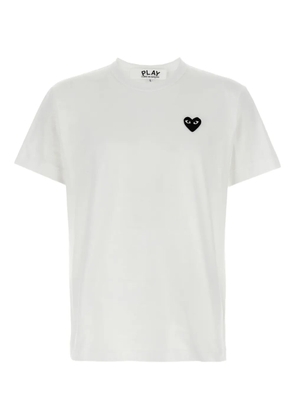 Comme Des Garçons Play heart-motif T-shirt - White