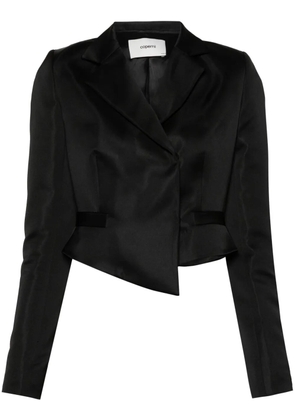 Coperni cropped double-breasted blazer - Black