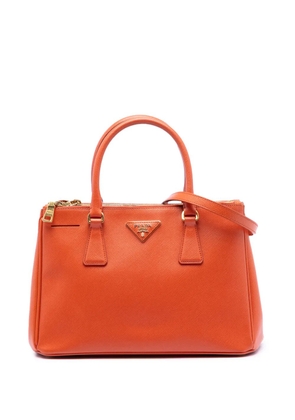 Prada Pre-Owned 2010-2025 Small Saffiano Lux Galleria Double Zip satchel - Orange