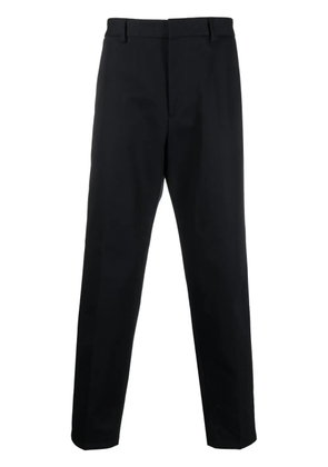 Jil Sander straight-leg cotton trousers - Blue