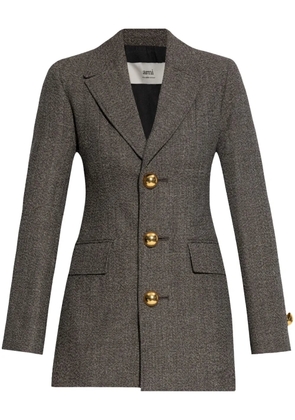 AMI Paris single-breasted blazer - Brown