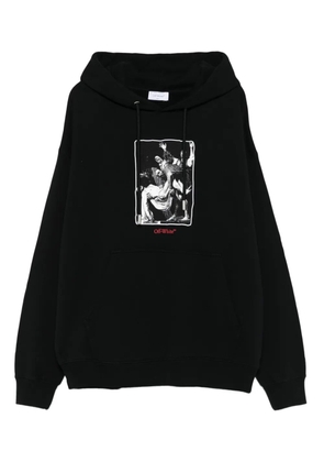 Off-White graphic-print hoodie - Black