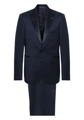 Tagliatore single-breasted virgin-wool suit - Blue