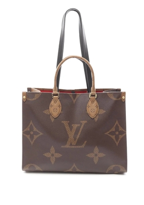 Louis Vuitton Pre-Owned 2021-2026 Monogram Giant OnTheGo MM satchel - Brown