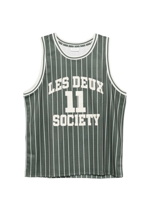 Les Deux Silas striped vest - Green