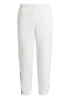 Lacoste logo-patch track pants - White