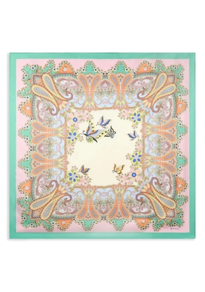 ETRO floral-print silk foulard - Pink