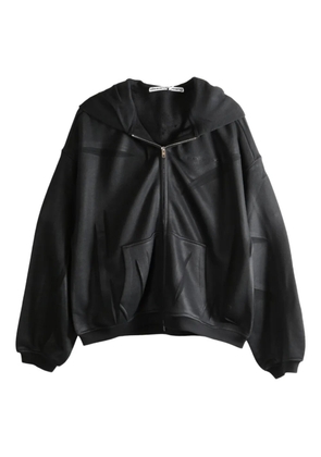 Alexander Wang zip-up hoodie - Black