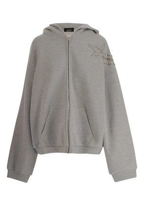 We11done zip-up hoodie - Grey