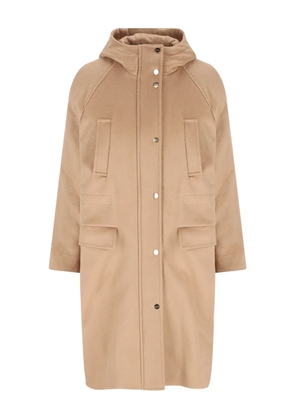 Max Mara quilted wool coat - Brown