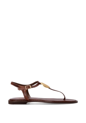 Kotris Sandals buckle-fastening t-strap sandals - Brown