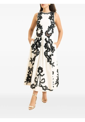 Ulla Johnson embroidered midi dress - White