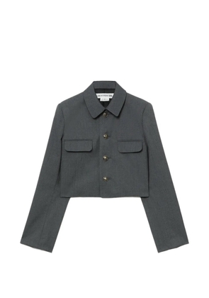 Comme Des Garçons Girl flap-pocket buttoned jacket - Grey