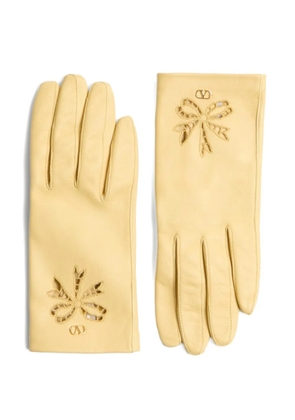 Valentino Garavani Vlogo Signature gloves - Yellow