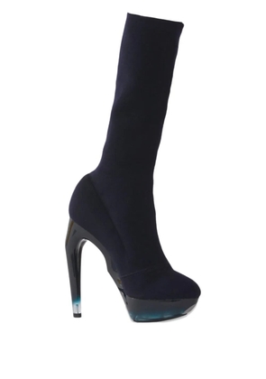 Jil Sander Pre-Owned 150mm stretch boots - Black