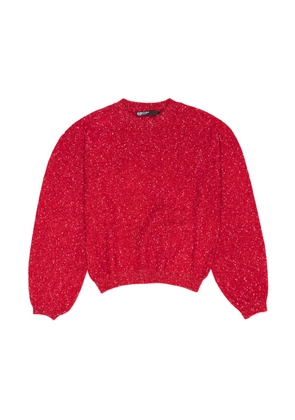 Bimba y Lola buttoned scoop-neck cardigan - Red