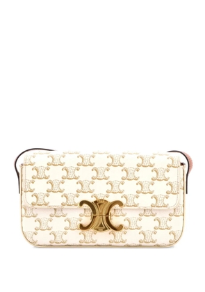 Celine Pre-Owned Triomphe East-West Triomphe Coated Canvas shoulder bag - Neutrals