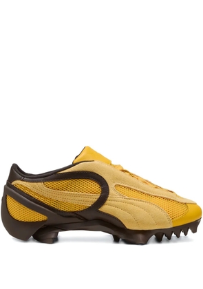 PUMA mesh weave beisser trainers - Yellow