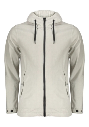 Herno contrast-trim jacket - Grey