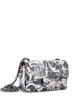 CHANEL Pre-Owned Classic Single Flap Bag Printed Lambskin Mini crossbody bag - Black