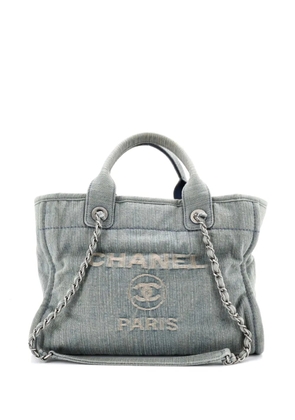 CHANEL Pre-Owned Deauville NM Denim Small tote bag - Blue
