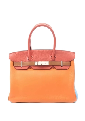 Hermès Pre-Owned 2012 Arlequin leather tote bag - Orange
