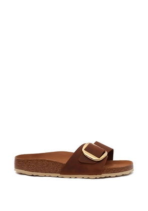 Birkenstock Madrid big-buckle leather sandals - Brown