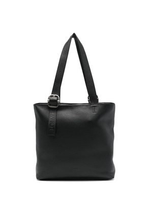 LOEWE Loop buckle-detail tote bag - Black