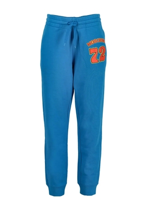 Moschino Pre-Owned wool-blend track pants - Blue