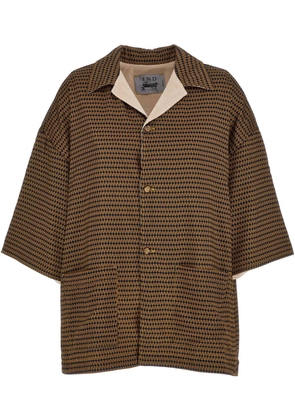 INDACUM reversible shirt - Brown