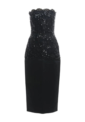 Genny Vintage 1980s Pre-Owned sequin-embellished dress - Black