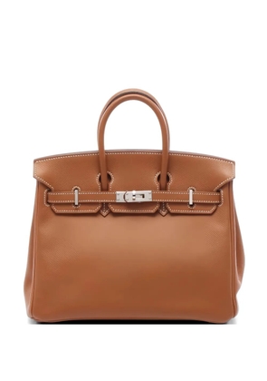 Hermès Pre-Owned 2009 25 Birkin leather tote bag - Neutrals