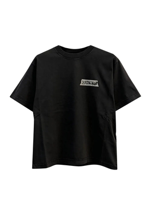 Balenciaga logo-detail T-shirt - Black