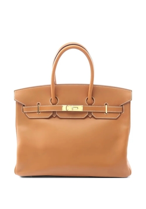 Hermès Pre-Owned 2007 birkin 35 top handle tote bag - Neutrals
