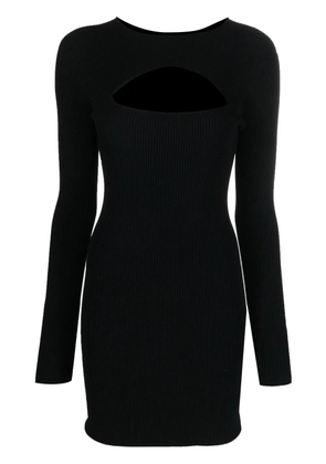 DSQUARED2 cut-out rib-knit minidress - Black
