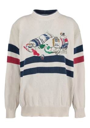 Iceberg Vintage embroidered-paint tubes sweater - Neutrals