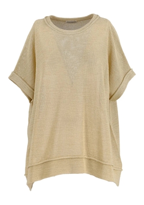 Brunello Cucinelli Vintage draped top - Gold