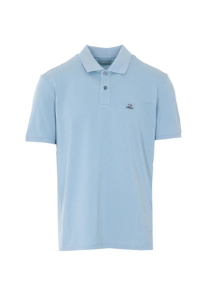 C.P. Company logo-detail polo shirt - Blue