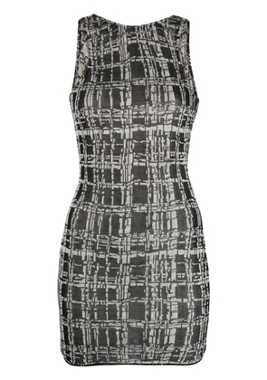VITELLI sleeveless knitted minidress - Black