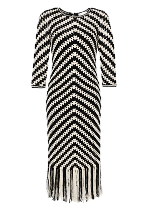 ZIMMERMANN Halliday crochet midi dress - Black