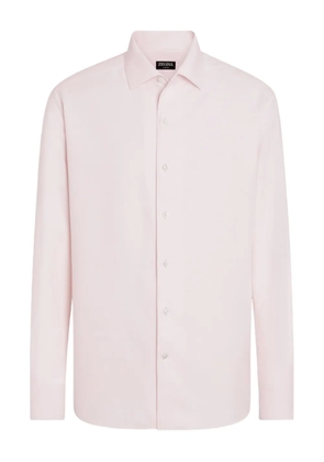 Zegna long-sleeve shirt - Pink