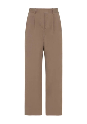 The Row Alfidis wide-leg trousers - Brown