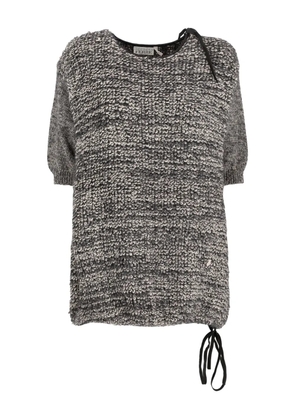 Gianfranco Ferré Pre-Owned short-sleeve wool top - Black