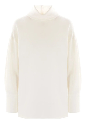 Alberto Biani crepe blouse - Neutrals