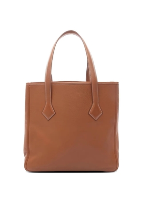 Hermès Pre-Owned 2006 32 Victoria II Cabas leather tote bag - Brown