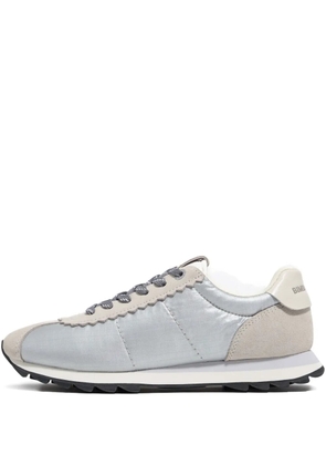Bimba y Lola 13 18 retro scalloped-trim sneaker - Silver