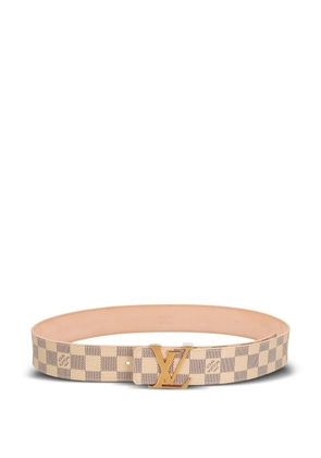 Louis Vuitton Pre-Owned patterned leather belt - Neutrals