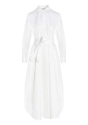 LE TWINS Laura shirt dress - White